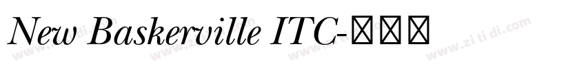 New Baskerville ITC字体转换